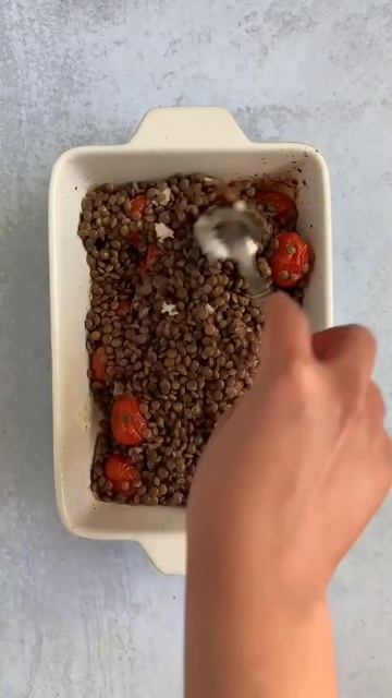 Easy Herby Lentils - Vegan Recipes #shorts смотреть онлайн