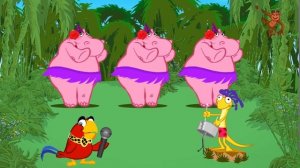 А меня укусил гиппопотам