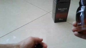 Распаковка парфюма версии Dior Fahrenheit Parfum