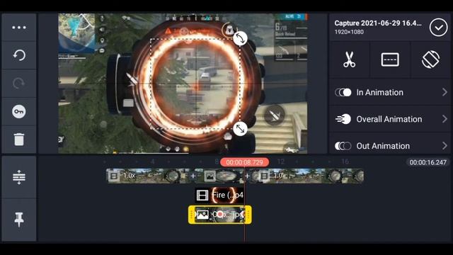 saber scope effect in kinemaster || glowing scope effect kinemaster || scope effect free fire || смотреть онлайн