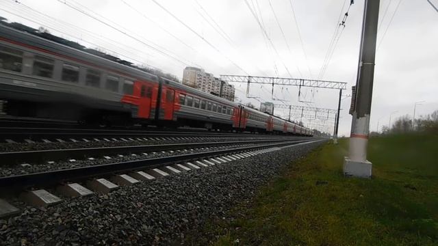 Электропоезд ЭД2Т-0007 смотреть онлайн