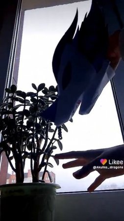 дракон из тик тока|дракон из бумаги|дракон на руку|дракон из лайка