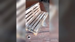 Лавочка с деревянных поддонов!!! Часть первая.