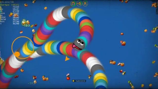 Worm zone snake best record 20M top 1