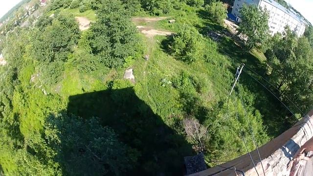 Ropejumping Больничка 23м GoPro 06/07/13 бобры привет смотреть онлайн