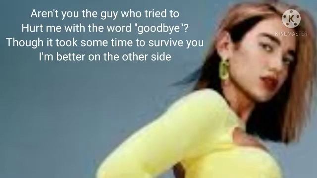 Галя от Каризма - Don't Start Now (текст) смотреть онлайн