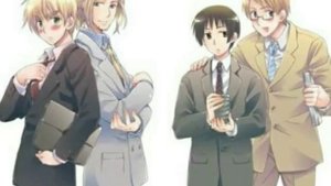 Hetalia FrUK - Boy Like You