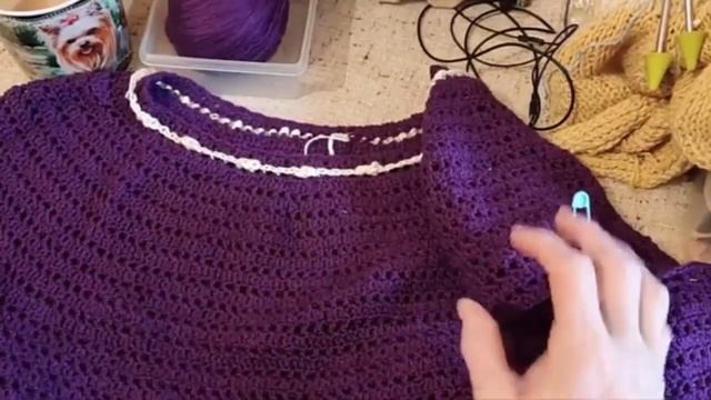 #кофточкакрючком КОТОРУЮ Я СВЯЗАЛА НА КУХНЕ #микрофибра #YarnArt RAPIDO