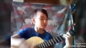 От винта!(-1 повторный куплет) на гитаре.