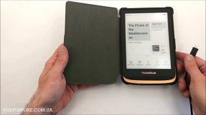 Чехол для PocketBook 632 Touch HD 3 обложка +автосон с плотной крышкой FlexShell Бабочки