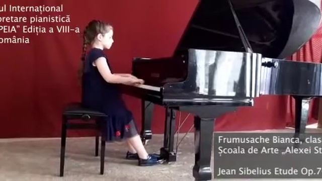 Bianca Frumusache - Jean Sibelius Etude Op.76 No 2 смотреть онлайн