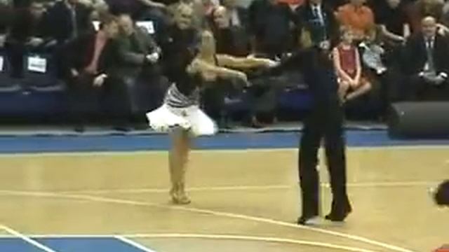 Показательные выступления в баскетбольном зале ЦСКА - Джайв. 2008 г. смотреть онлайн