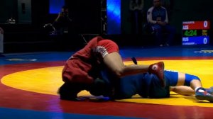 KHALILOV Mehman (AZE) vs SCHERBAKOV Artem (RUS). Sambo World Cup Kharlampiev Memorial 2018