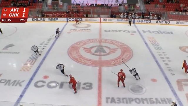 Daniil Karpovich 83 red jersey 16.03.2023 Avto-Chayka