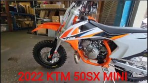 2022 KTM 50 SX MINI FIRST LOOK AND SOUND.