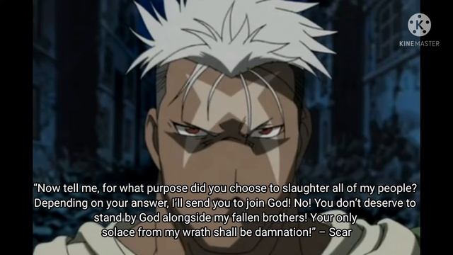 【Manga/Anime】Quotes from Fullmetal Alchemist - Scar Ⅲ смотреть онлайн