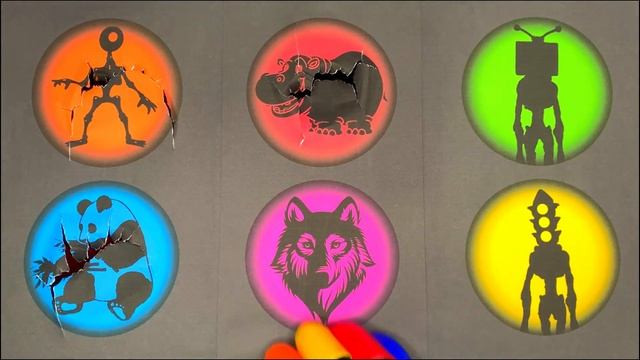 Tebak Gambar Siren Head 360 : Siren Head Potato Head Serigala Traffic Head Panda Kuda Nil