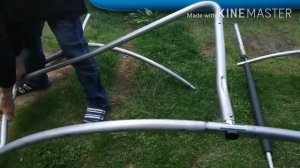 #UNBOXING# 8FOOT TRAMPOLINE /INSTRUCTION AND TIPS.