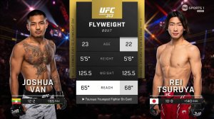 UFC 313: JOSHUA VAN vs REY TSURUYA /FULL FIGHT