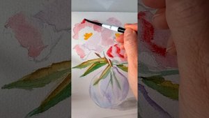 цветы #акварель