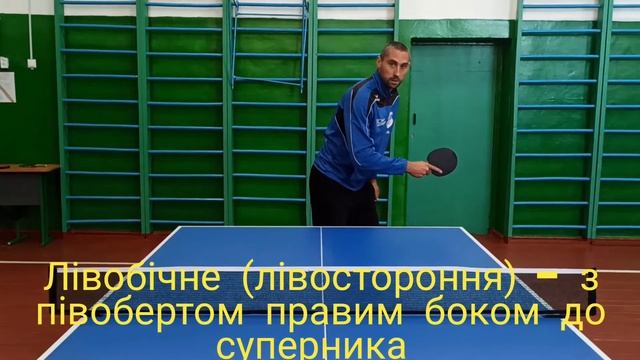 СТІЙКА ТЕНІСИСТА. Дистанційне навчання. Модуль. Настільний теніс.