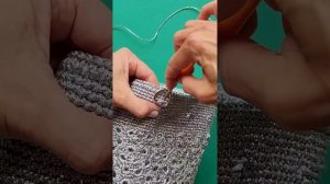 Как аккуратно присоединить D- кольцо для ремешка к сумке. Без иголки.