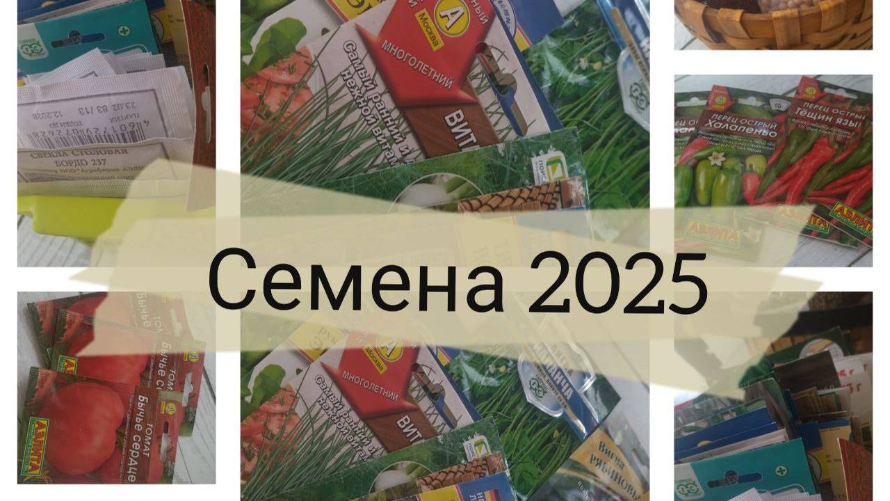 Семена 2025/что посадим в этом году/ Болтология