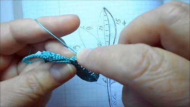 ажурный листик,вязание крючком,how to crochet,crochet,crochet tutorial