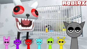 Sprunki Gray Играл в 🌀TWISTED PEBBLE S PRISON RUN! Obby в ROBLOX | Геймплей Прохождение