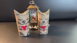 Котик ? из втулки от туалетной бумаги ?✨?⭐️