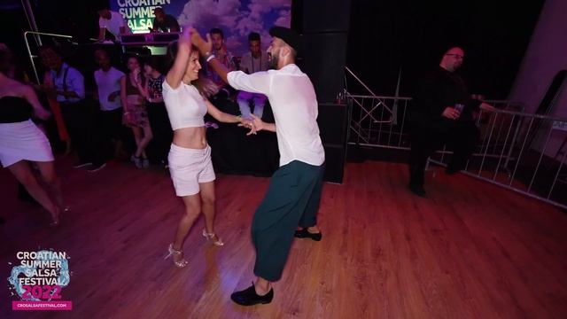 Panagiotis & Irina - salsa social dancing | Croatian Summer Salsa Festival 2022 (Rovinj) смотреть онлайн