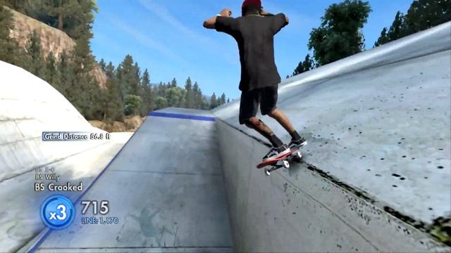 How to grind a rail in Skate 3 смотреть онлайн