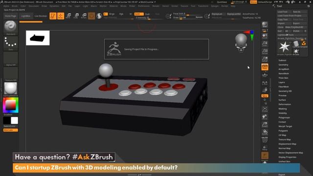 #AskZBrush - Autoload Projects in ZBrush