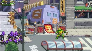 TMNT: Shredders Revenge - Mikey's Sumo Headbutt!