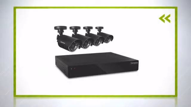 Defender Connected 4CH H.265 500GB Smart Security DVR with 4 x 480TVL 75ft Night Vision Indoor/Ou.. смотреть онлайн