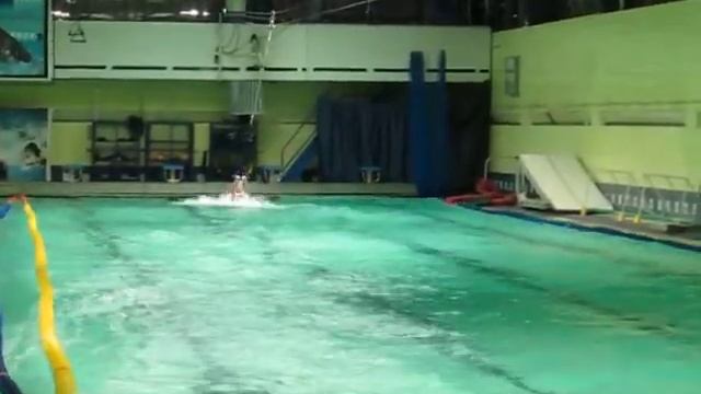 Вейкборд в бассейне, тренировка 01.03.2013 23:00 смотреть онлайн