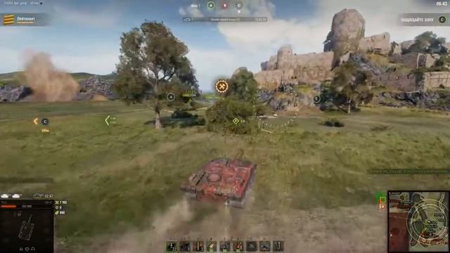 Strv s1 тащит линии фронта