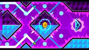 Прохождение уровня blast processing в Geometry Dash.Геометри дэш