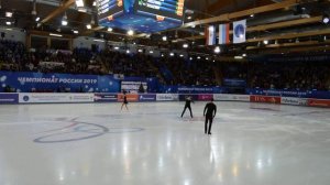 TARASOVA/MOROZOV, ZABYAKO/ENBERT. 2019 Russian Nationals. WARM UP