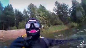 красавица аквалангиста первый дайвинг