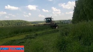 Заготовка сена и силоса. Трамбовка кургана.