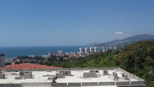 Дом №3  7 этаж , вид на море из окон ЖК Оливия