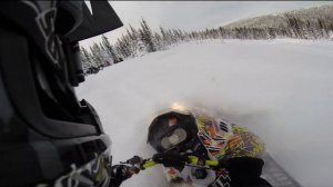 2014 Ski-Doo Freeride ripping it up at Grizzly lodge, BC