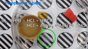 Свойства хлора (микрохимический эксперимент) / Properties of chlorine in microscale