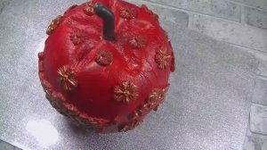 2-я  ЖИЗНЬ НЕНУЖНОЙ  ШКАТУЛКИ !! ДЕКОР СТАРОЙ ШКАТУЛКИ ЯБЛОКО !!! БЕРИ И ДЕЛАЙ !!!.mp4