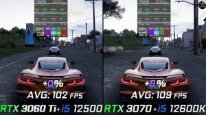 RTX 3060 Ti + i5 12500 vs RTX 3070 + i5  12600K // Benchmark  - Test // 1080p - 1440p