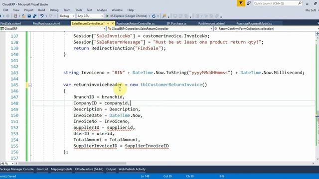 Business ERP Part 80 Sale Return Complete ASP.NET MVC