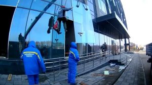 Монтаж больших стеклопакетов в Москве