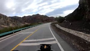 Мотопутешествие по снежному Китаю попал в метель ч.18