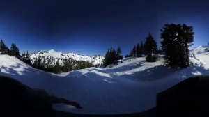 360° view of downhill snowboard at Ski to Sea